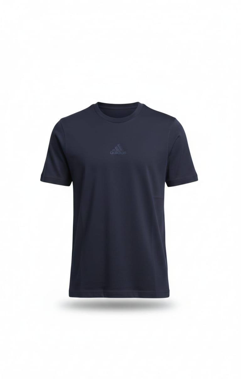 ADIDAS Deep Abyss Athletic Fit Short Sleeve Performance Tee