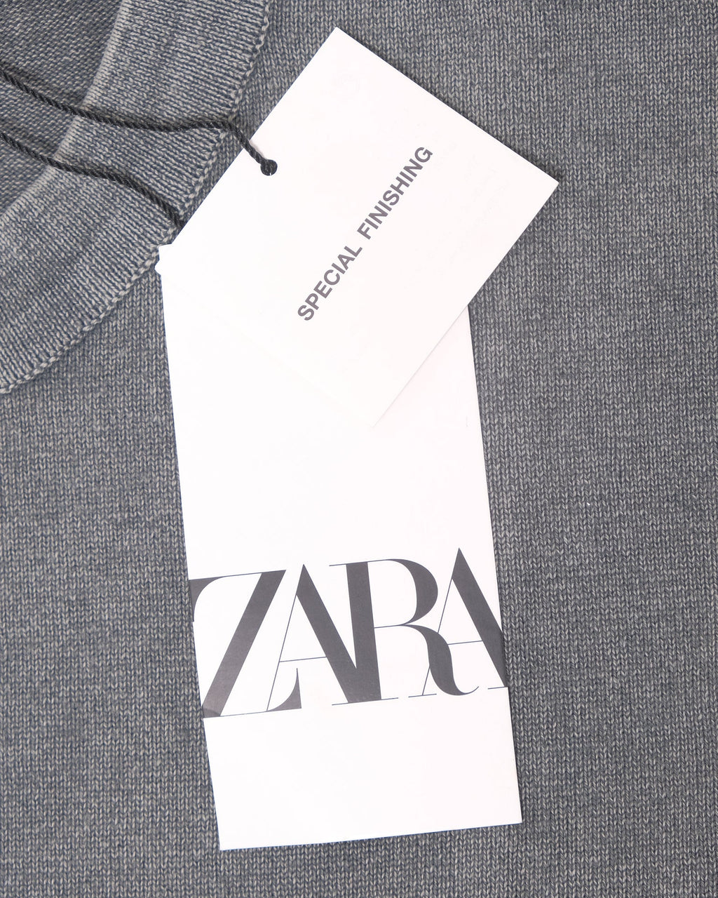 ZARA Stormy Slate Vintage Wash Short Sleeve Tee