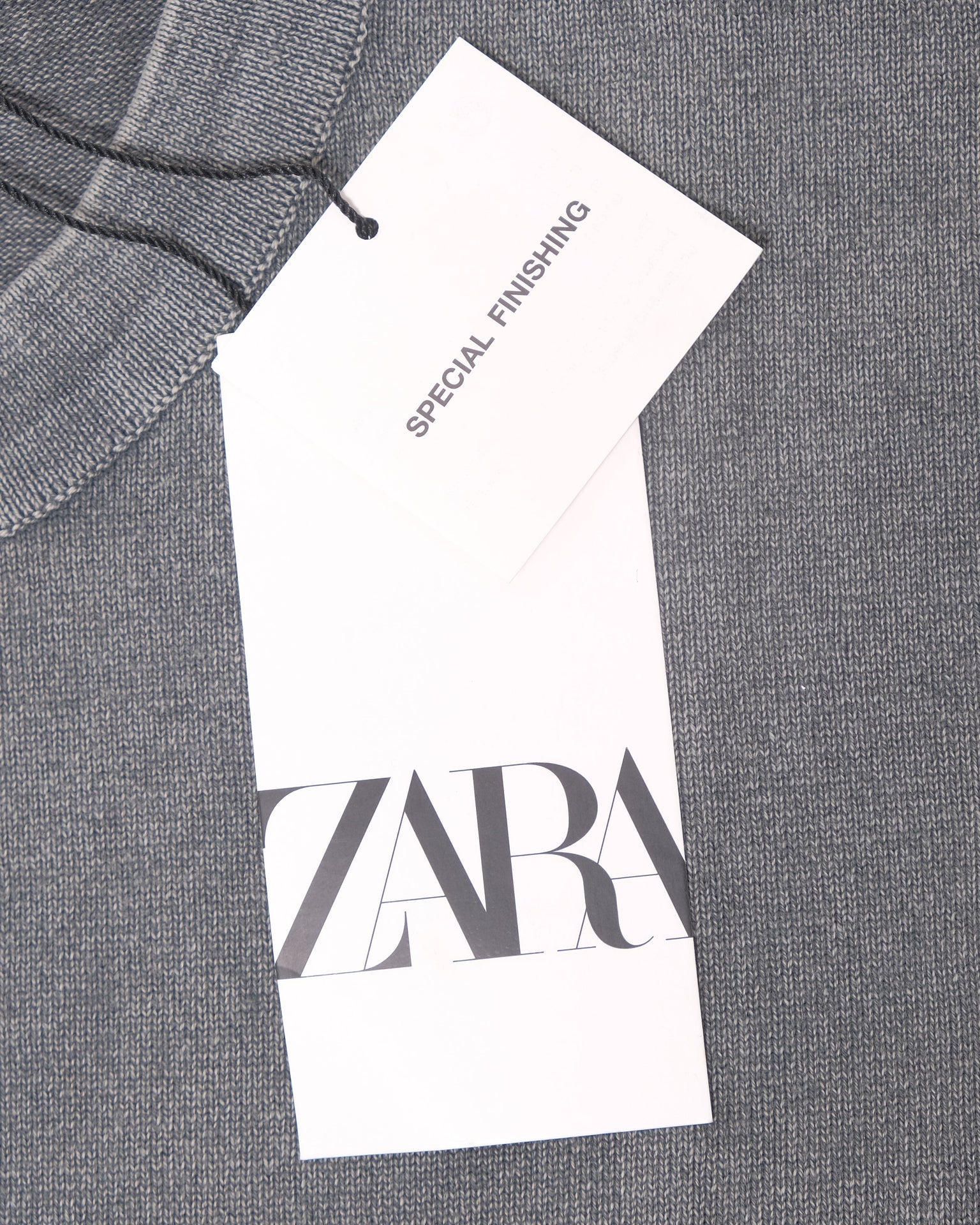 ZARA Stormy Slate Vintage Wash Short Sleeve Tee