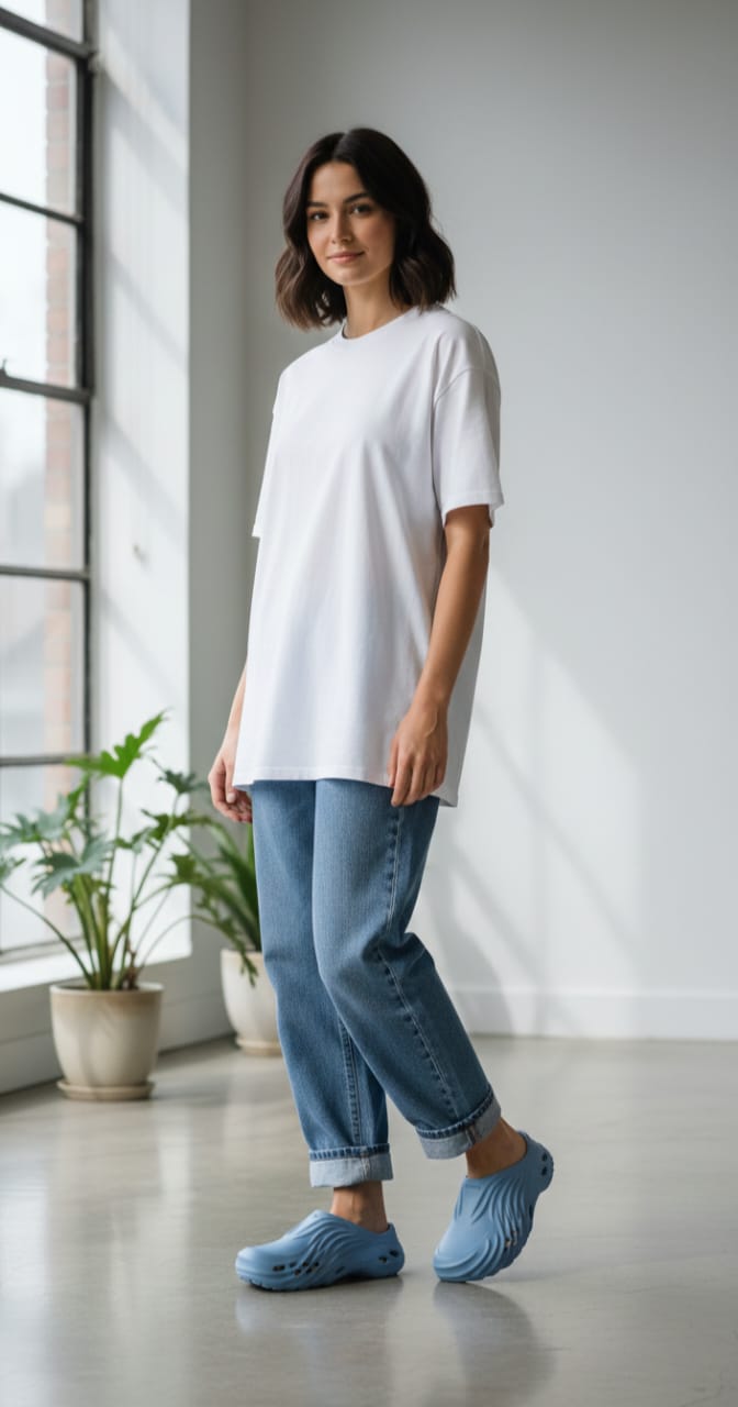 GROVE Celestial Aqua Contemporary Clogs