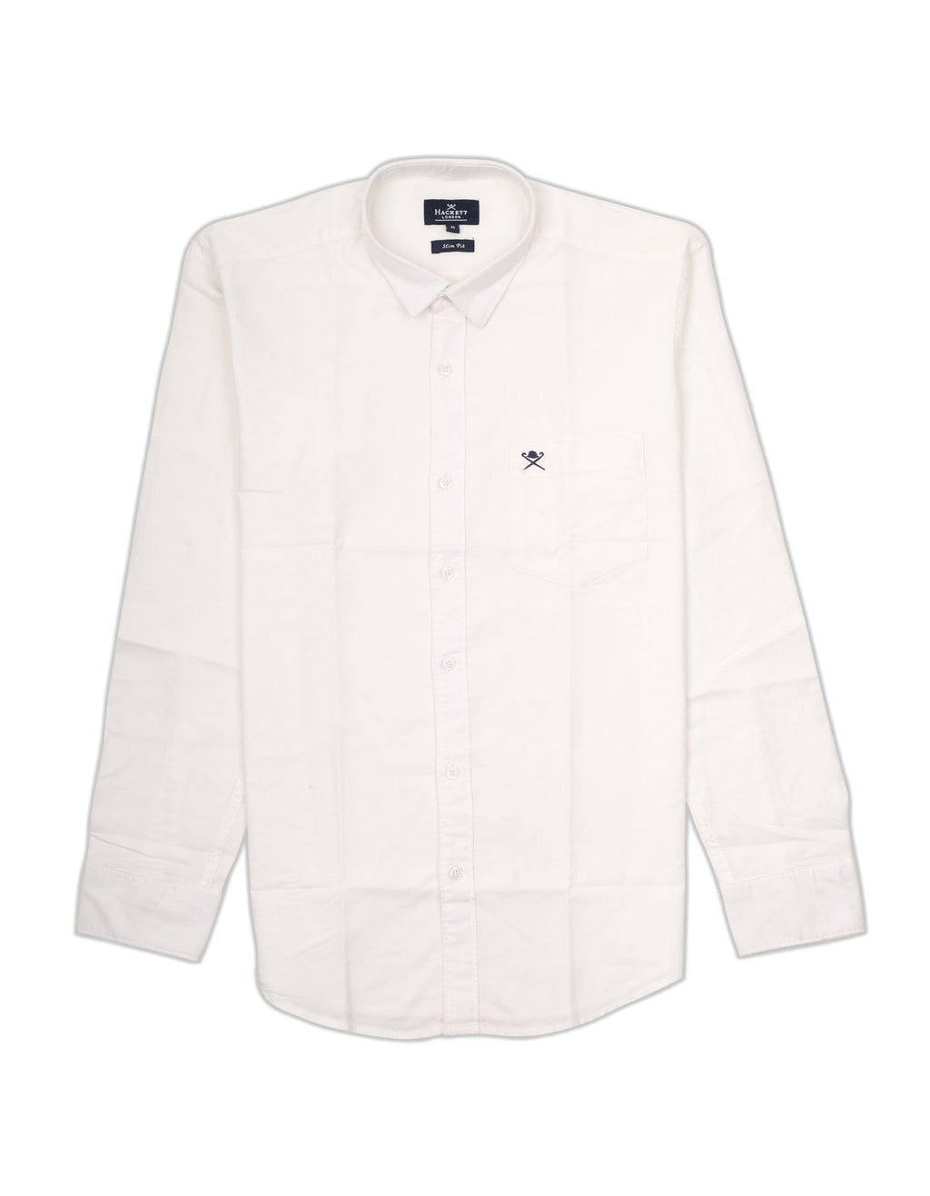 HACKETT LONDON Frosted Pearl Classic Fit Long Sleeve Oxford Shirt