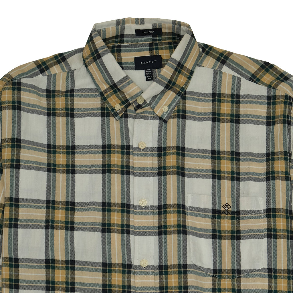 GANT Meadow Gold Classic Fit Plaid Button-Up Shirt