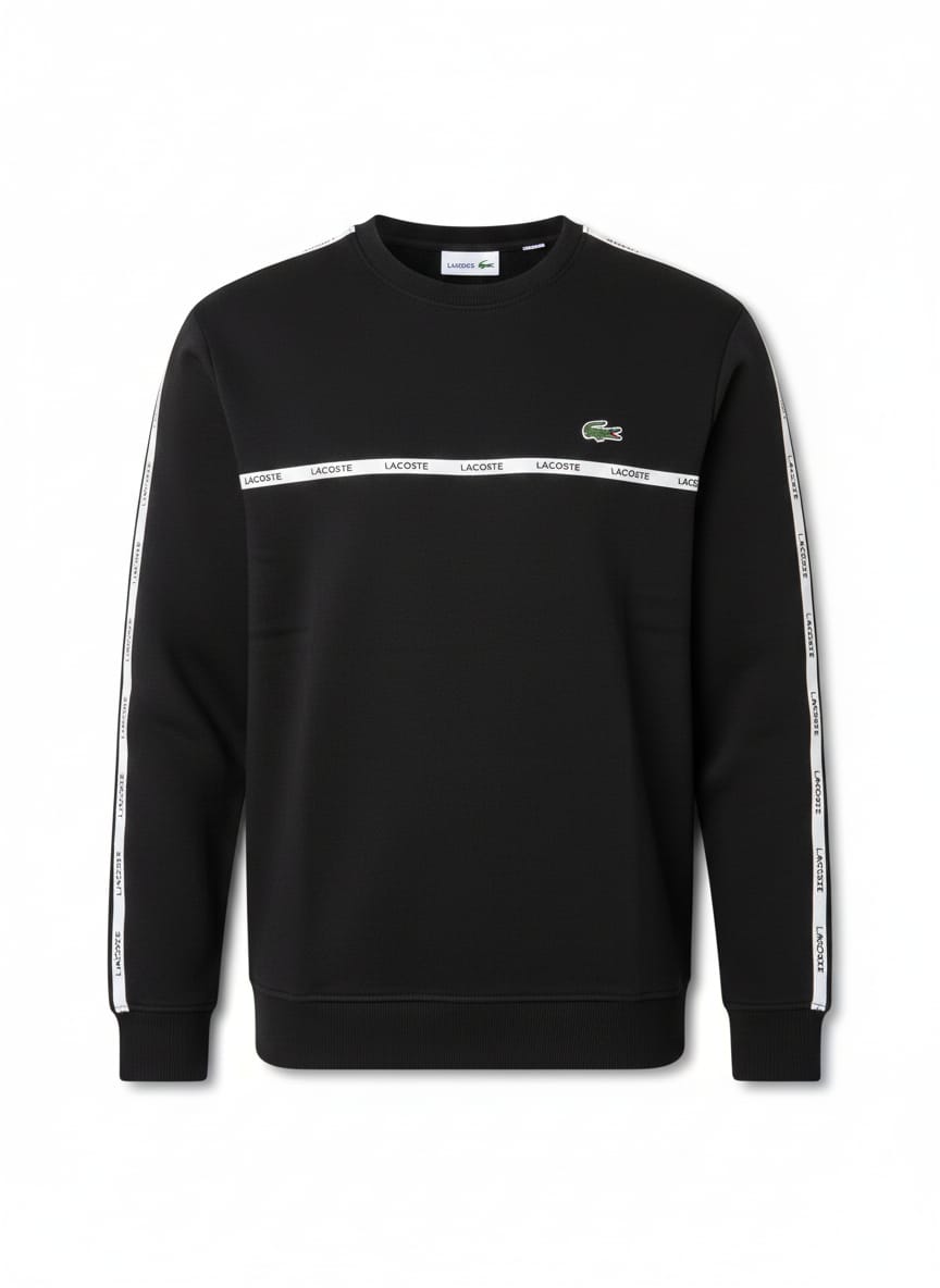 Lacoste Classic Logo Stripe Sweatshirt