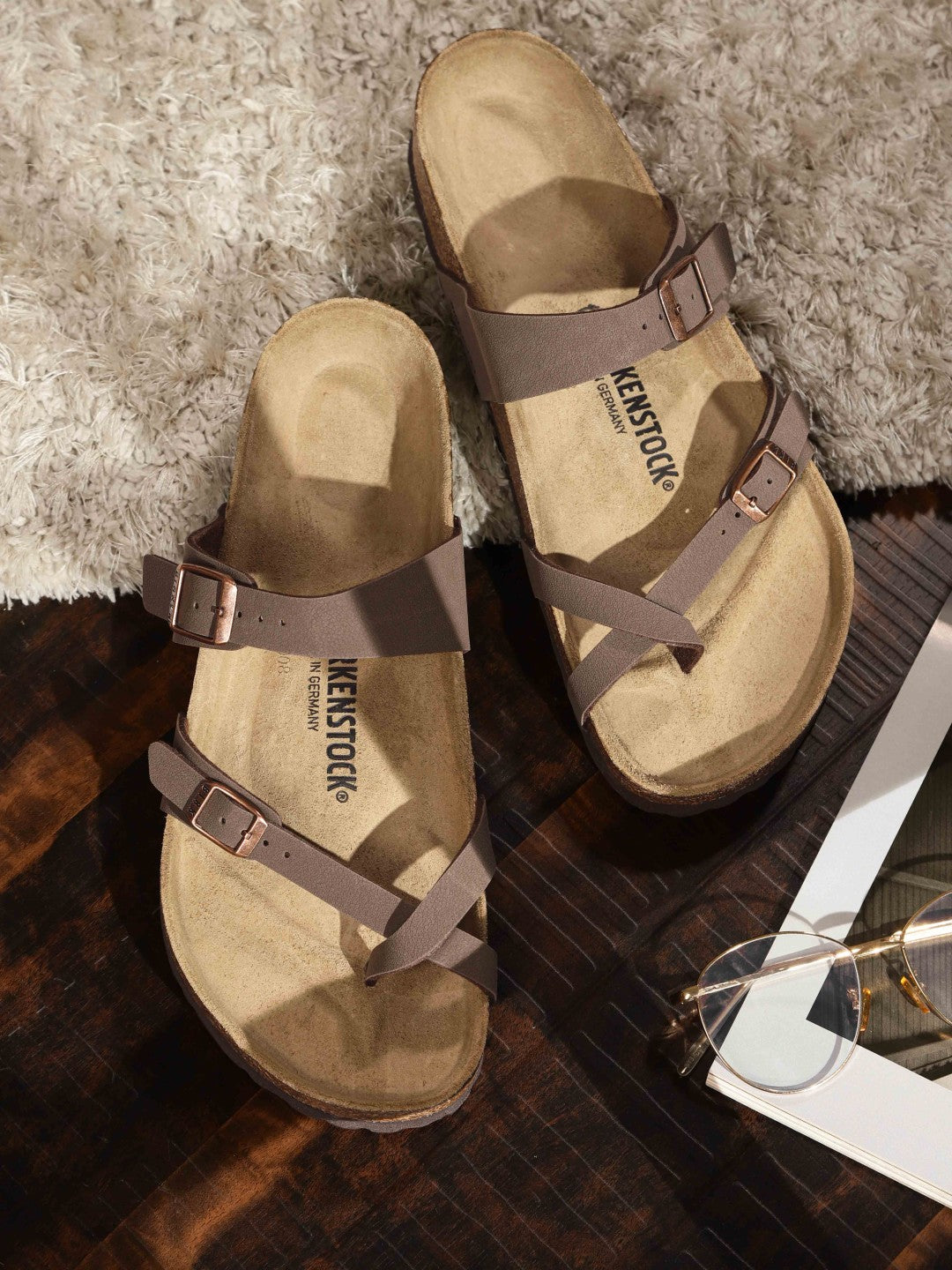 Birkenstock Elegant Espresso Strapped Sandals