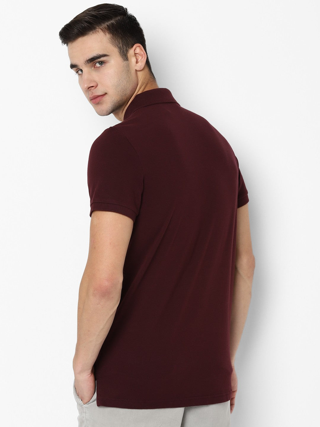 American Eagle Majestic Merlot Polo Shirt
