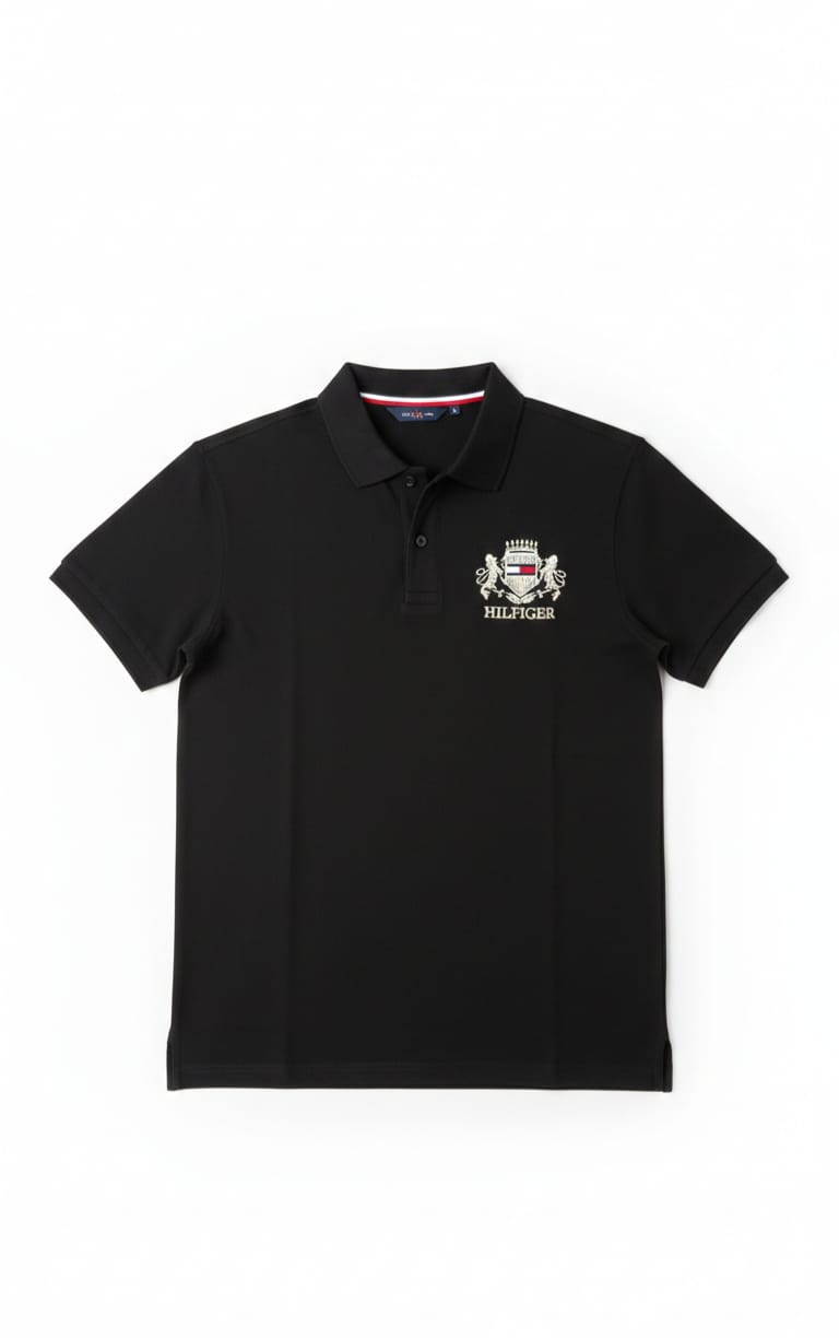 TOMMY HILFIGER Obsidian Velvet Tailored Fit Piqué Polo Shirt