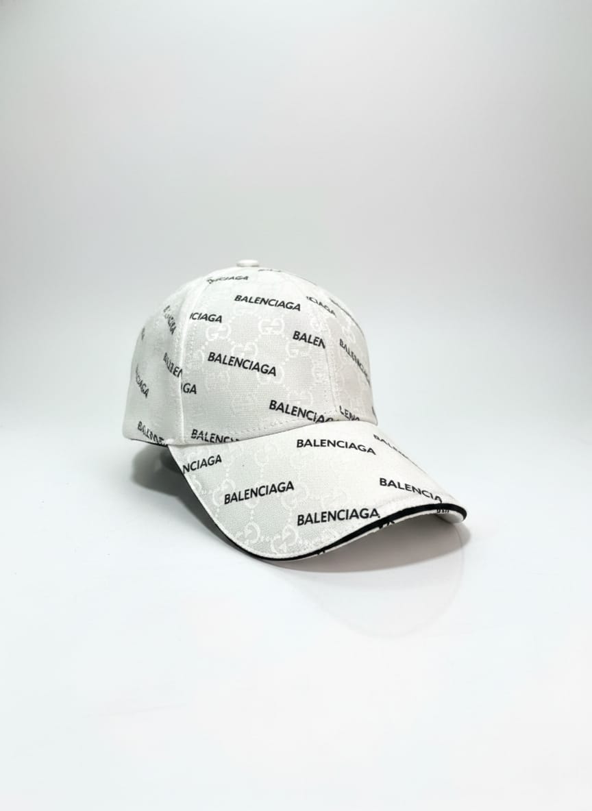 BALENCIAGA Ethereal Pearl Signature Logo Cap