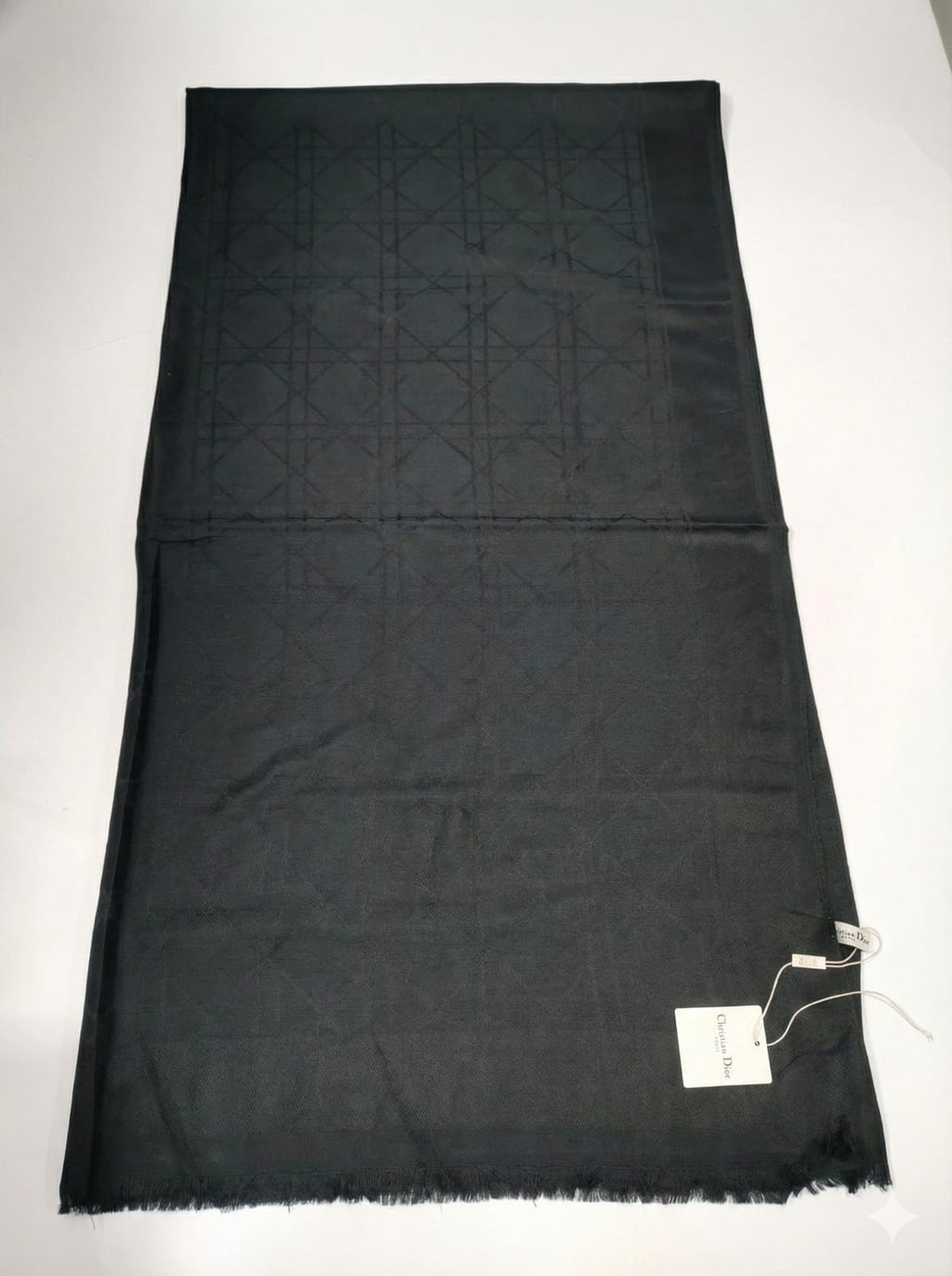 Dior Monogrammed Cashmere Blend Scarf