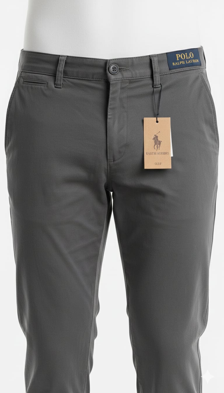 Polo Ralph Lauren Classic Fit Stretch Chinos in Charcoal