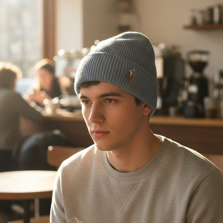 Polo Ralph Lauren Classic Knit Beanie in Sky Blue