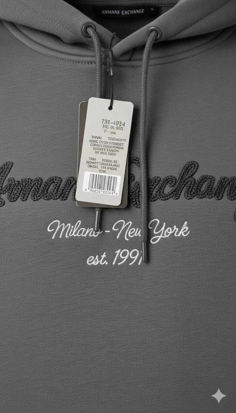 Armani Exchange Milan-New York Graphic Hoodie