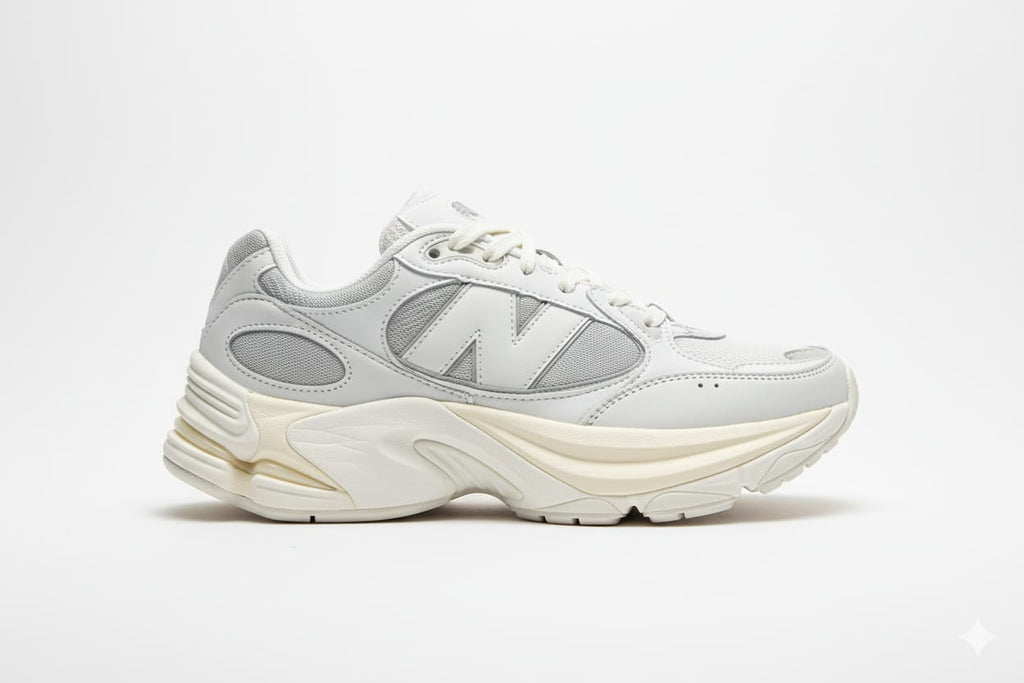 New Balance 550 Retro Runner Sneakers in Light Grey
