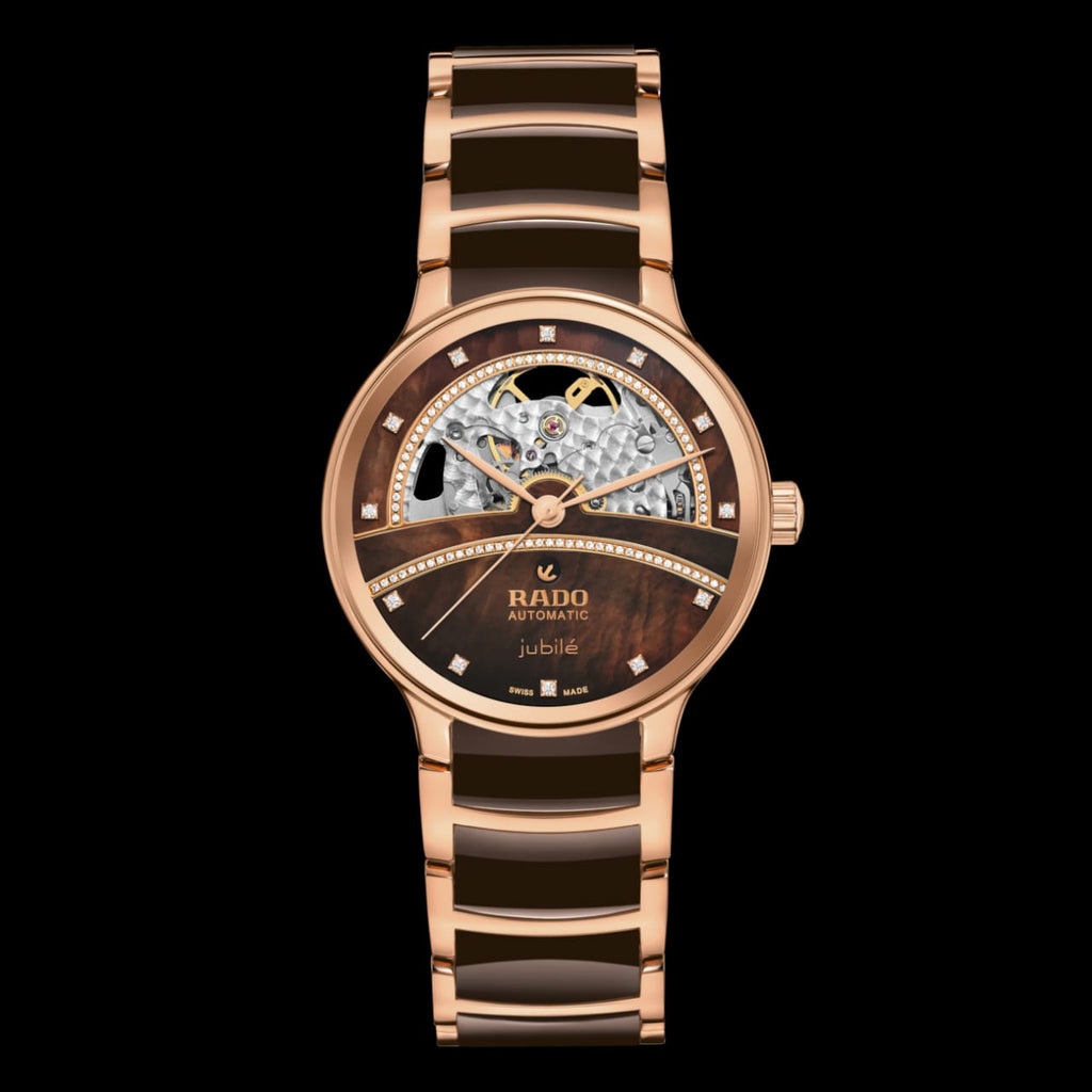 RADO Enchanted Bronze Luxurious Automatic Gem-Embellished Watch