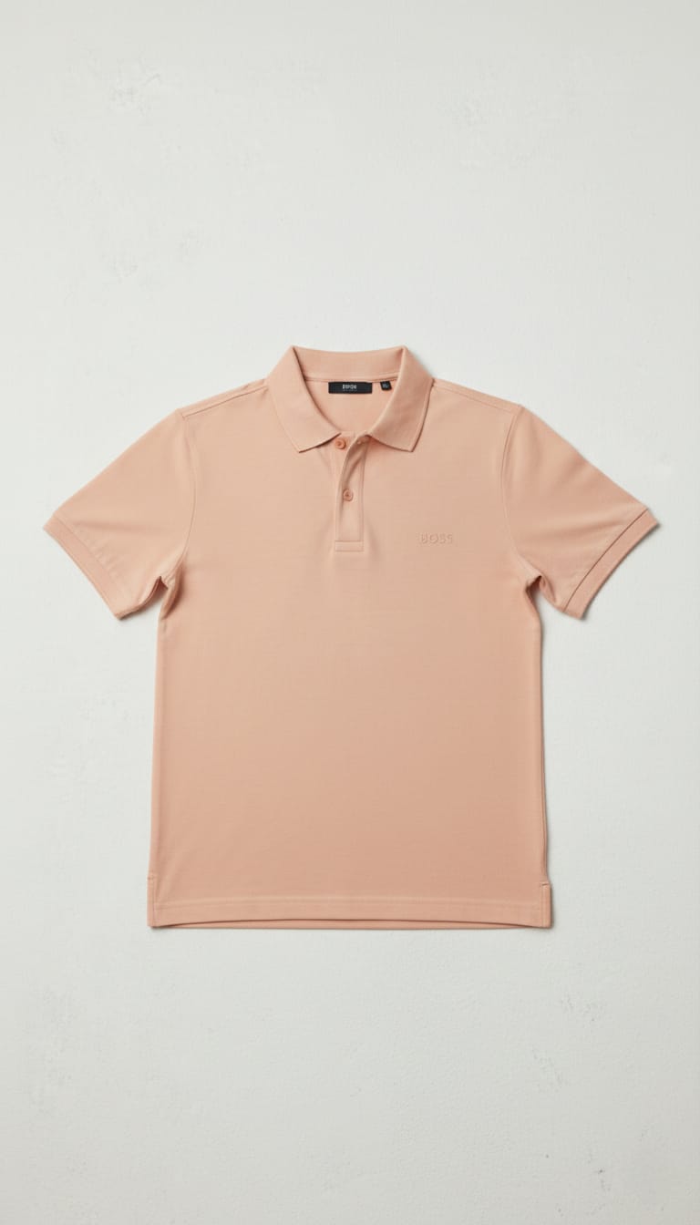 BOSS Coral Whisper Tailored Fit Short Sleeve Piqué Polo Shirt
