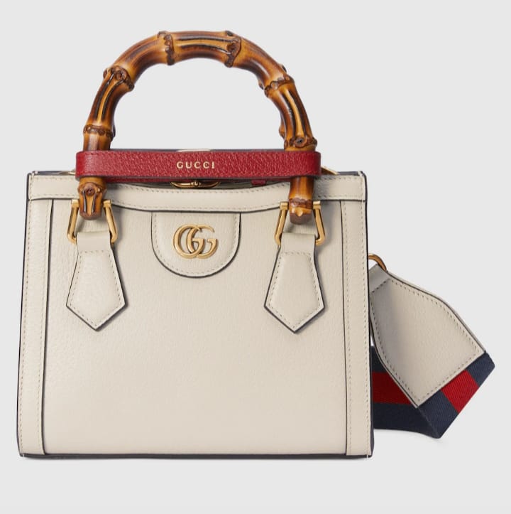 Gucci Bamboo Handle Mini Tote Bag (IMPORTED)