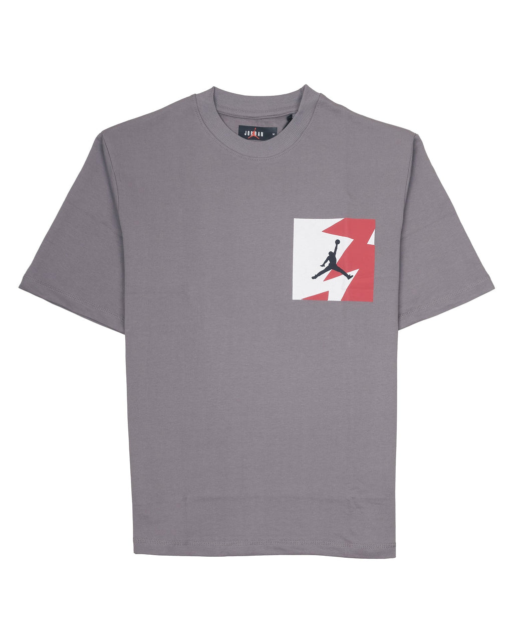 JORDAN Stormy Slate Oversized Graphic Crewneck Tee