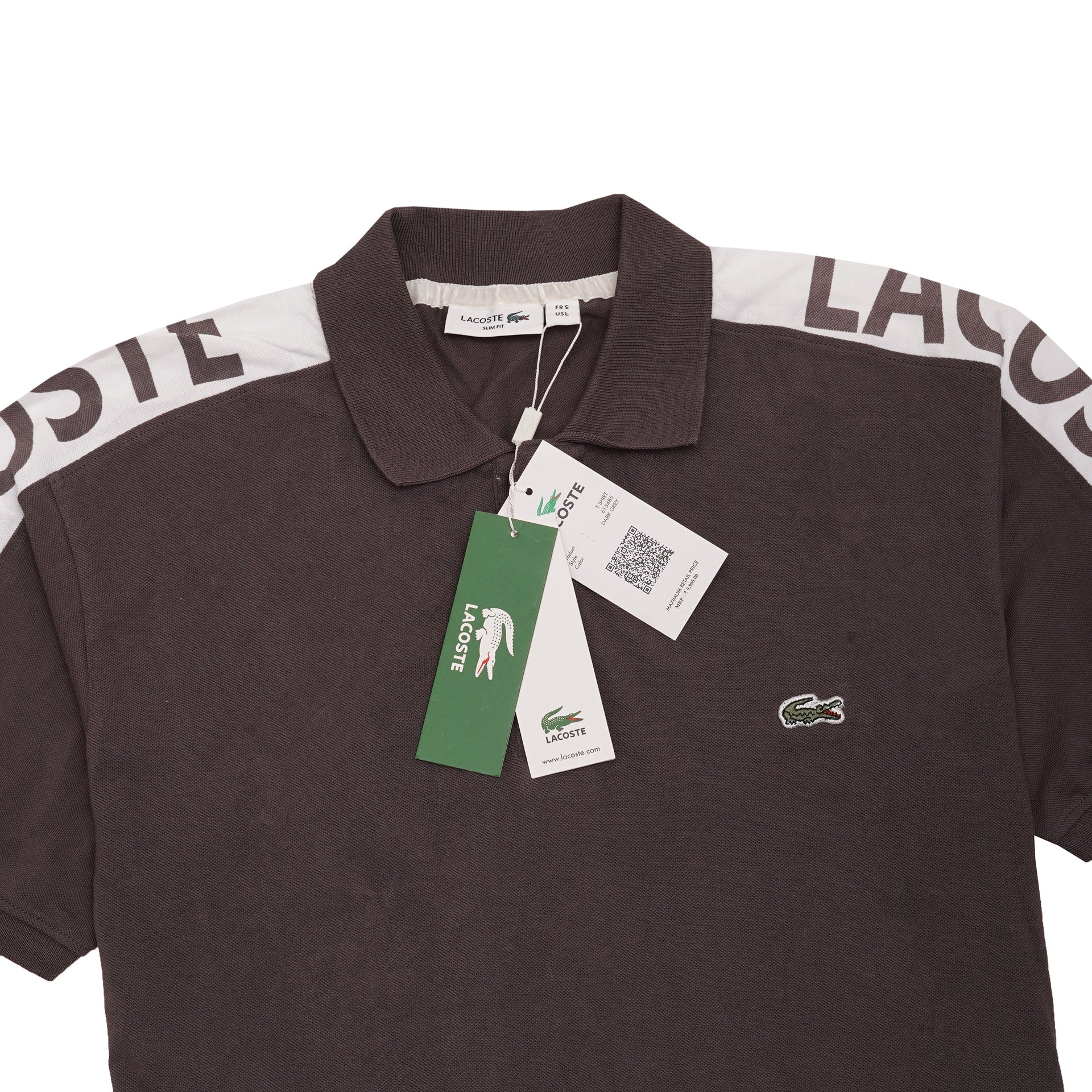 LACOSTE Rich Cocoa Classic Fit Logo Polo Shirt