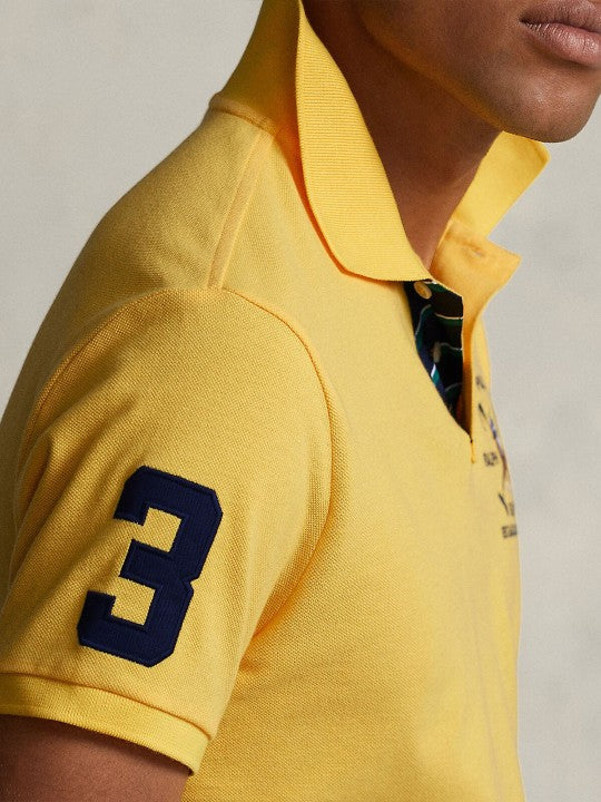 POLO RALPH LAUREN Opulent Marigold Classic Fit Short Sleeve Piqué Polo Shirt