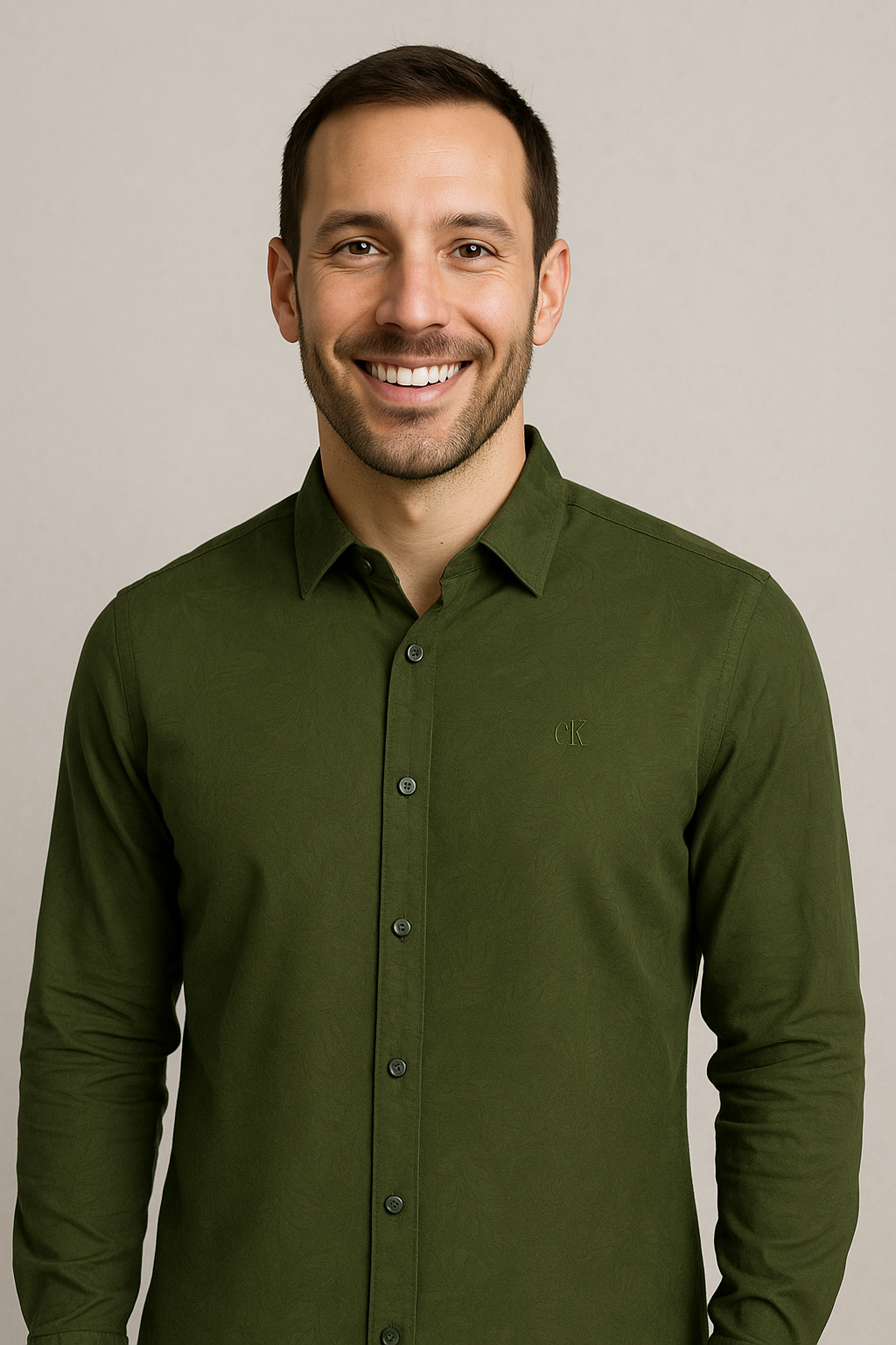 CALVIN KLEIN Enchanted Forest Slim Fit Long Sleeve Shirt