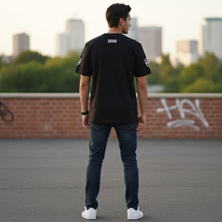 Adidas Classic Black Graphic Tee