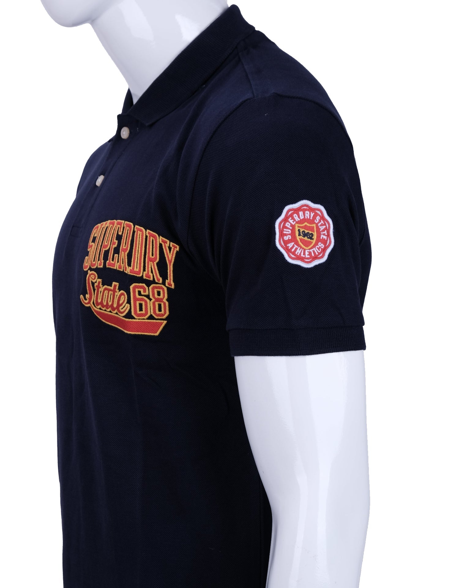 SUPERDRY Midnight Ink Slim Fit Short Sleeve Polo Shirt