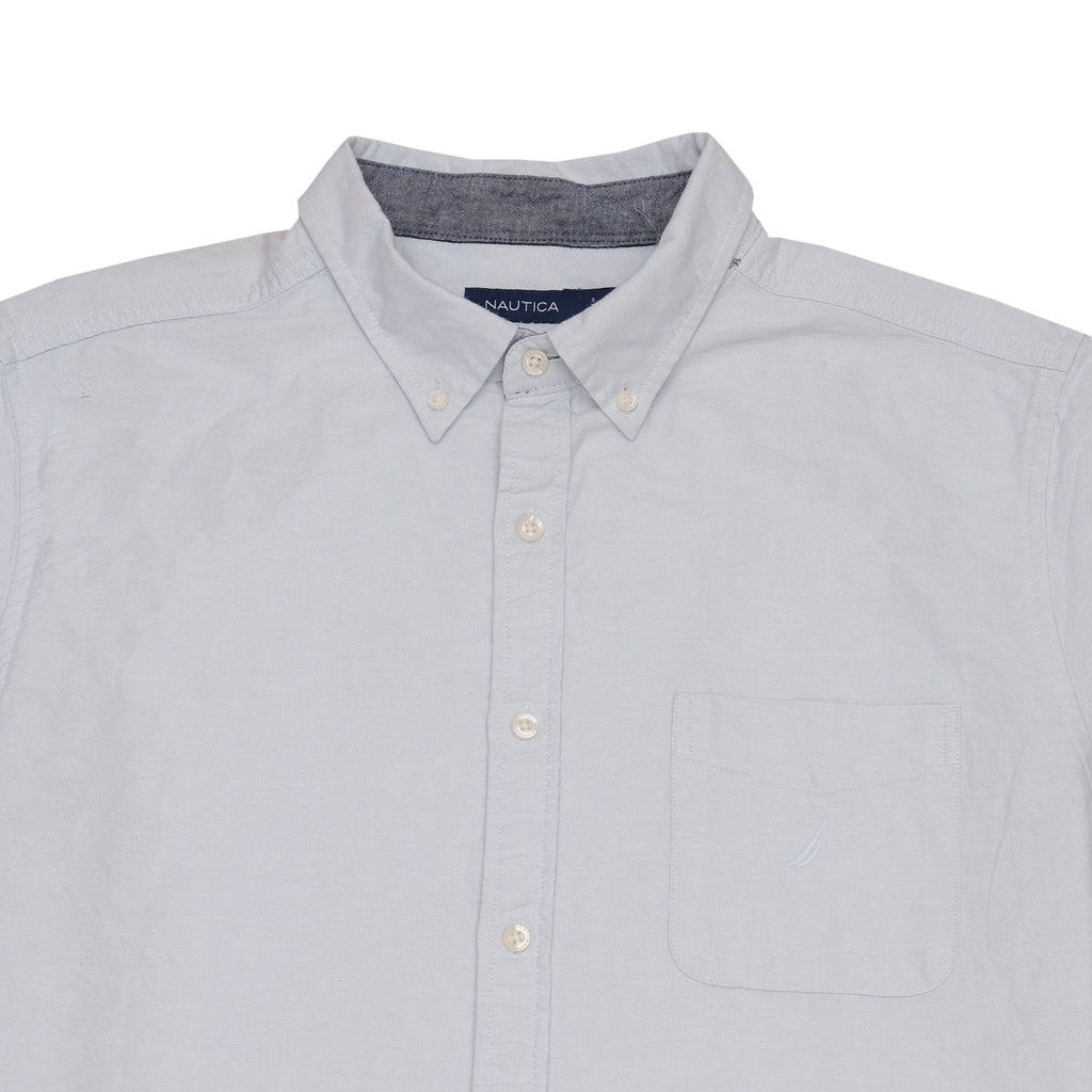NAUTICA Sky Mist Classic Fit Short Sleeve Button-Up Shirt