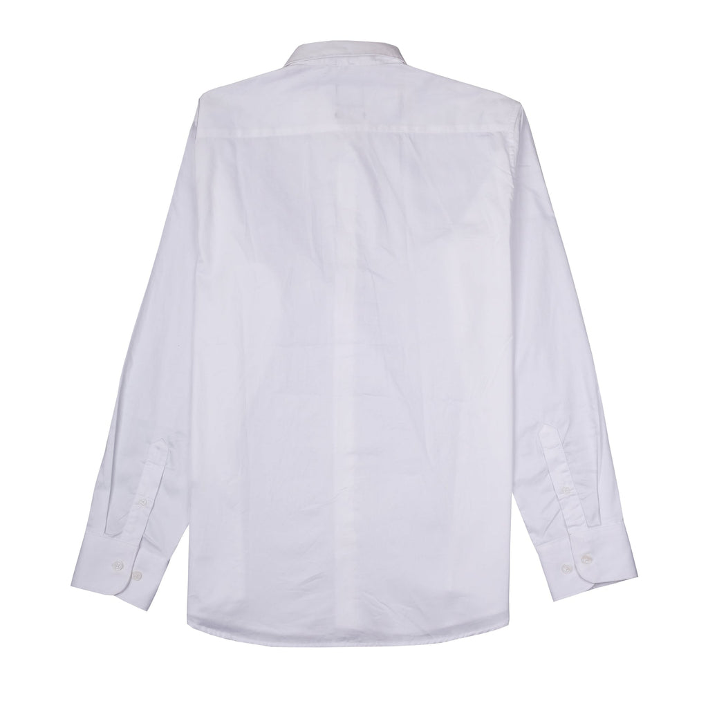 ARMANI EXCHANGE Crystal White Classic Fit Long Sleeve Shirt