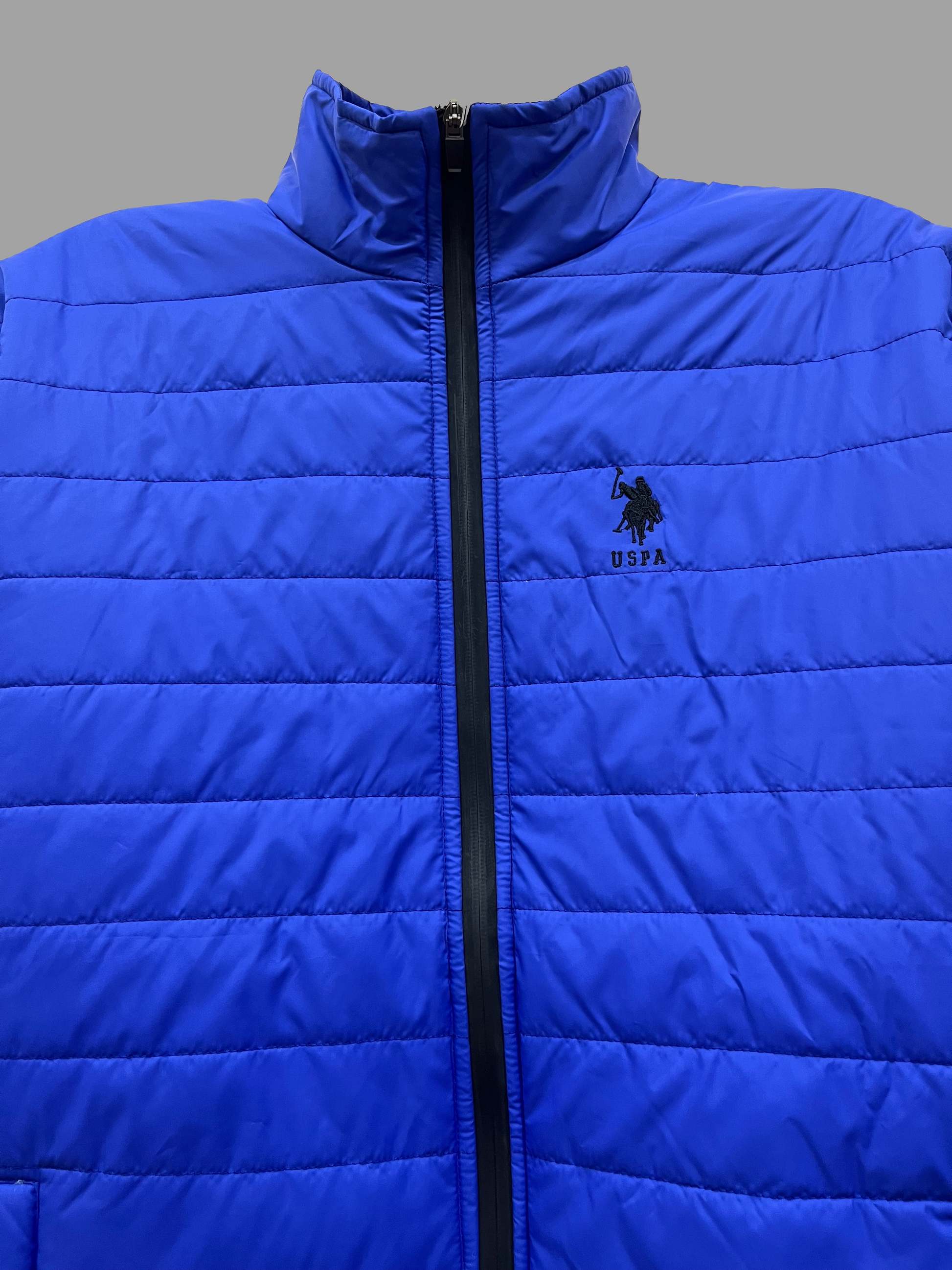 USPA Radiant Azure Puffer Jacket - Cozy Quilted Warmth