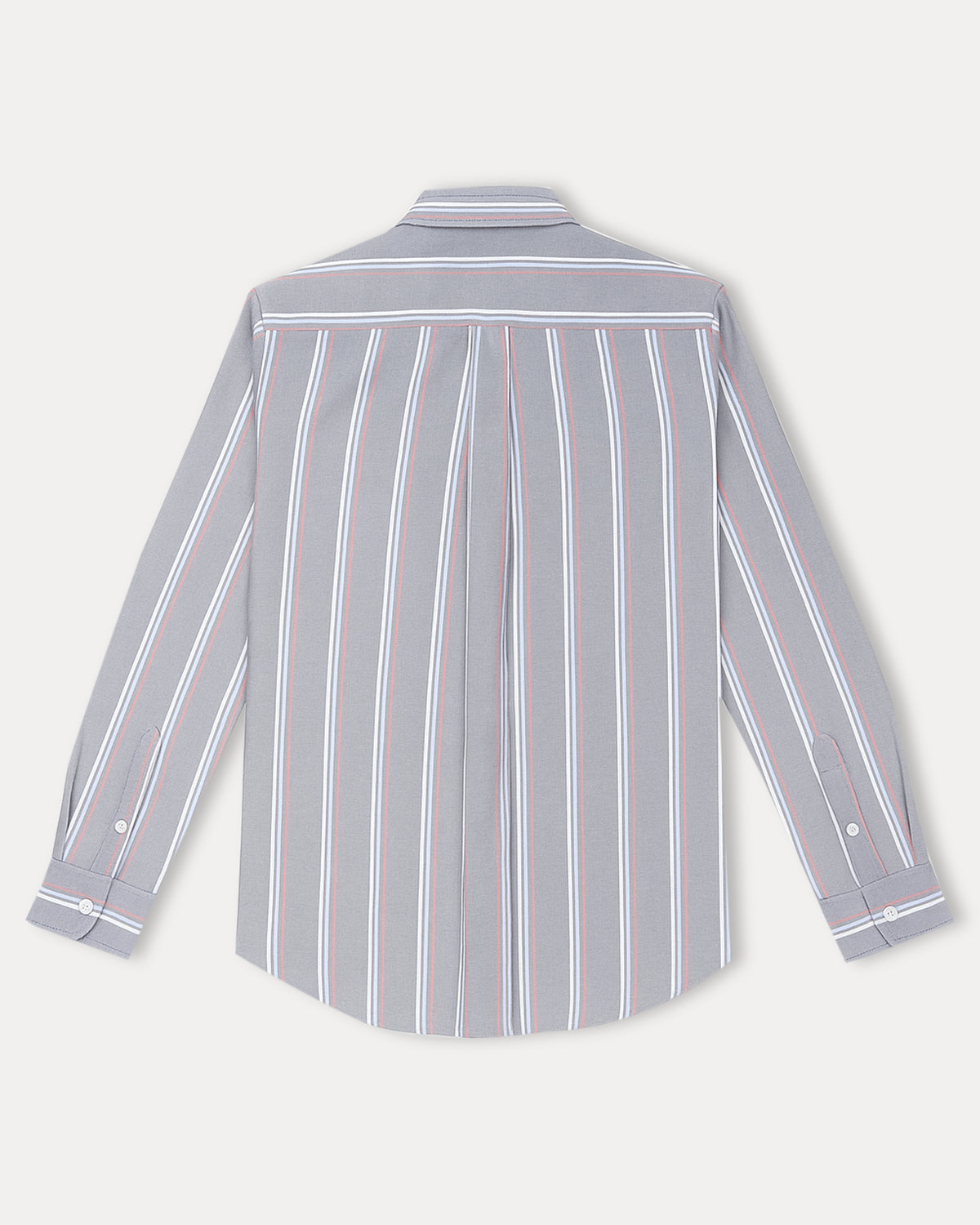 Polo Ralph Lauren Striped Elegance Cotton Shirt in Misty Blue