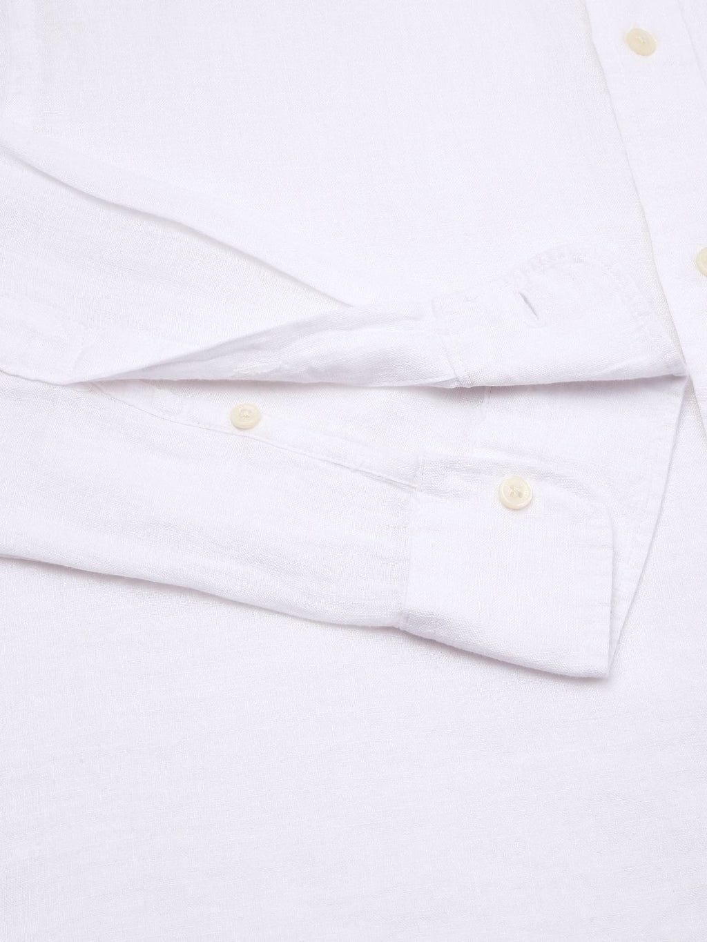 Tommy Hilfiger Breezy Linen Button-Up Shirt in Whisper White