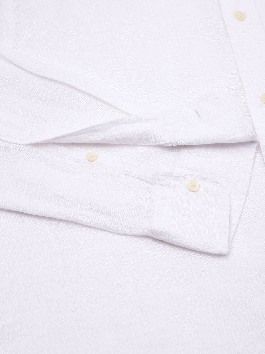 Tommy Hilfiger Breezy Linen Button-Up Shirt in Whisper White