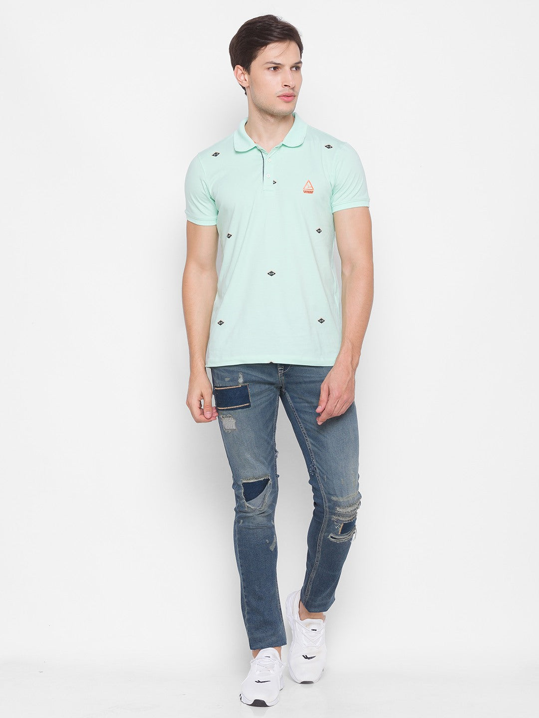 Spykar Distressed Denim Jeans