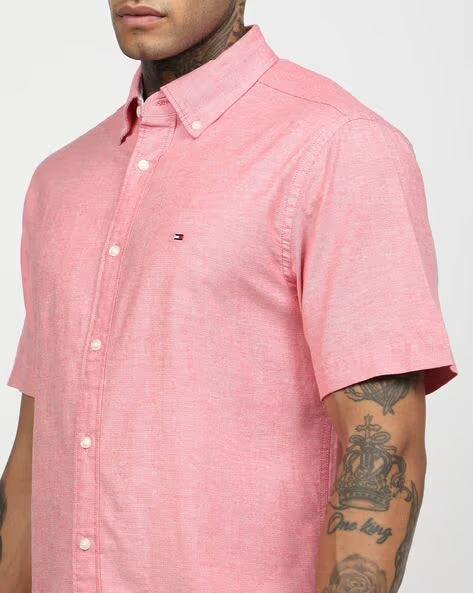 Tommy Hilfiger Breezy Coral Button-Up Shirt
