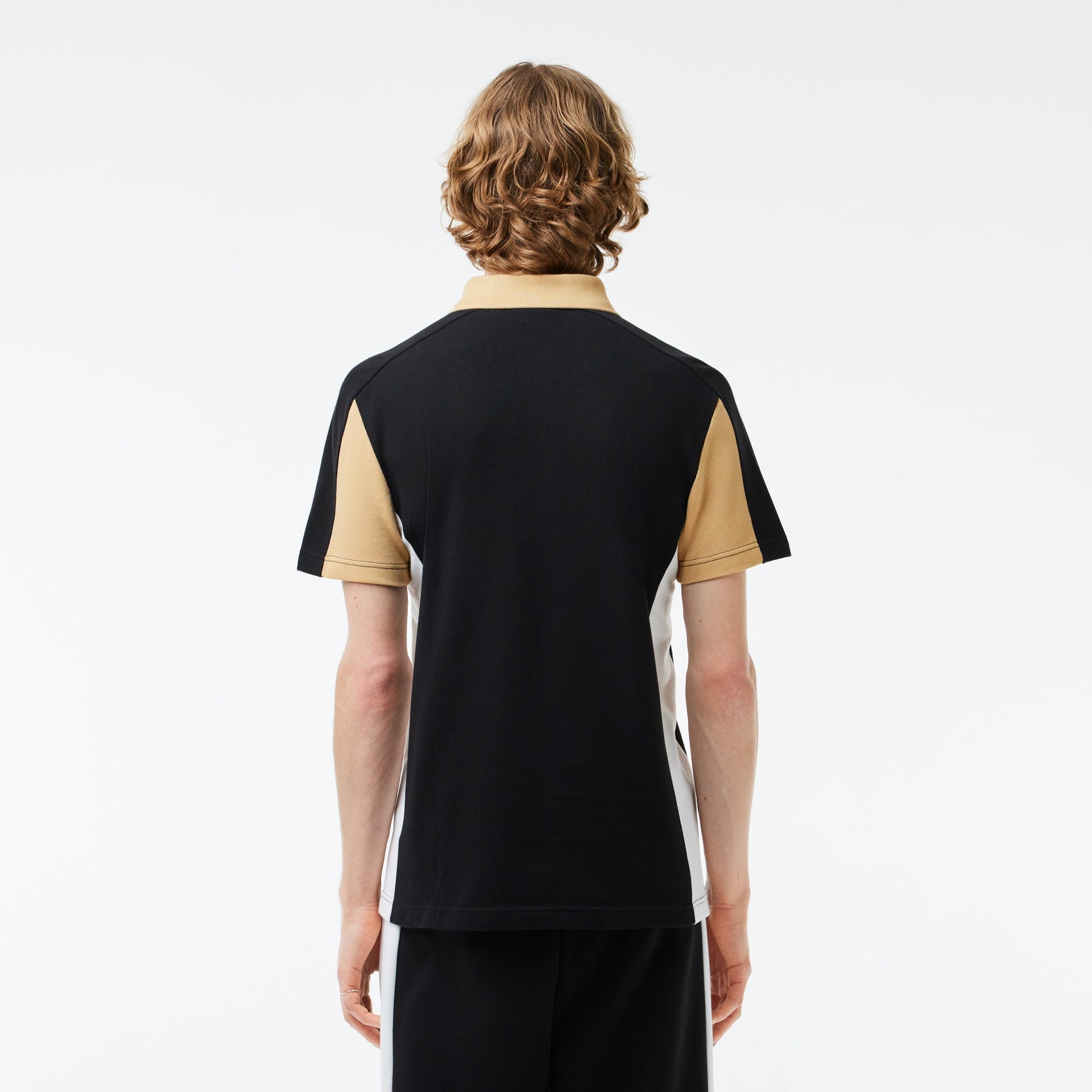 LACOSTE Whimsical Cobalt Echo Tailored Fit Short Sleeve Piqué Polo Shirt