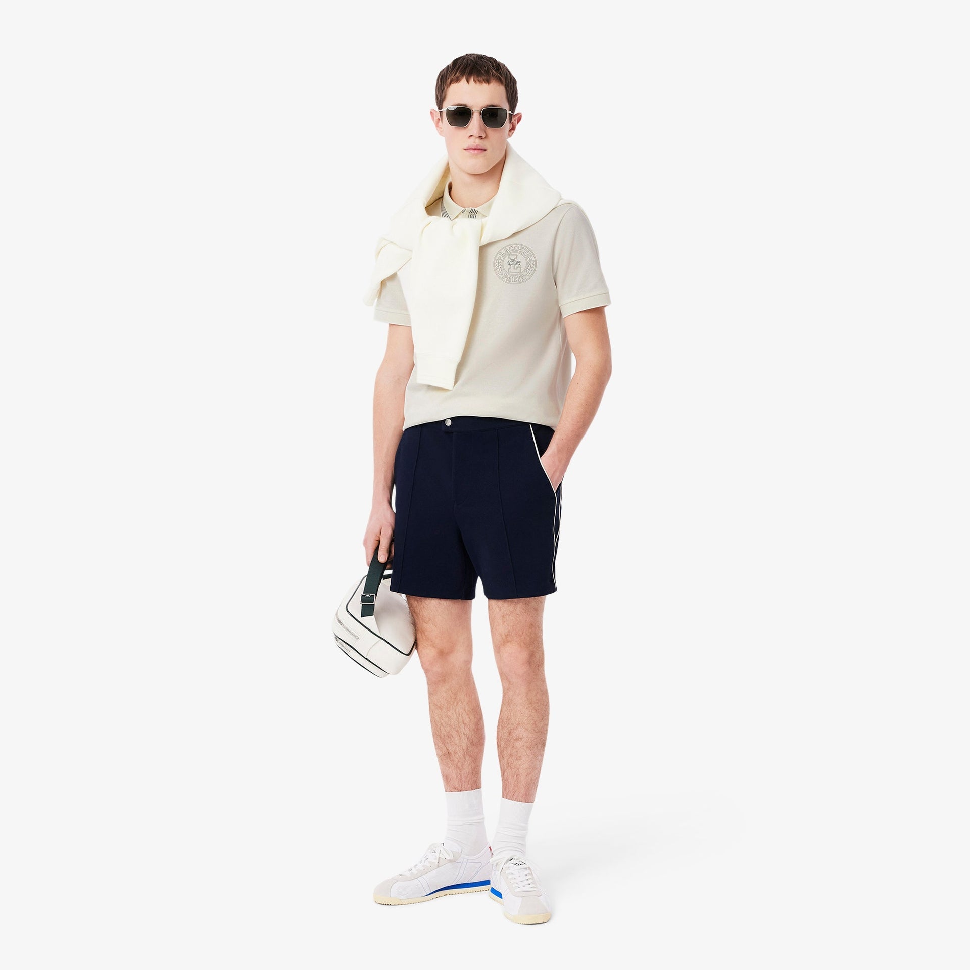 LACOSTE Seraphic Pearl Tailored Fit Short Sleeve Piqué Polo