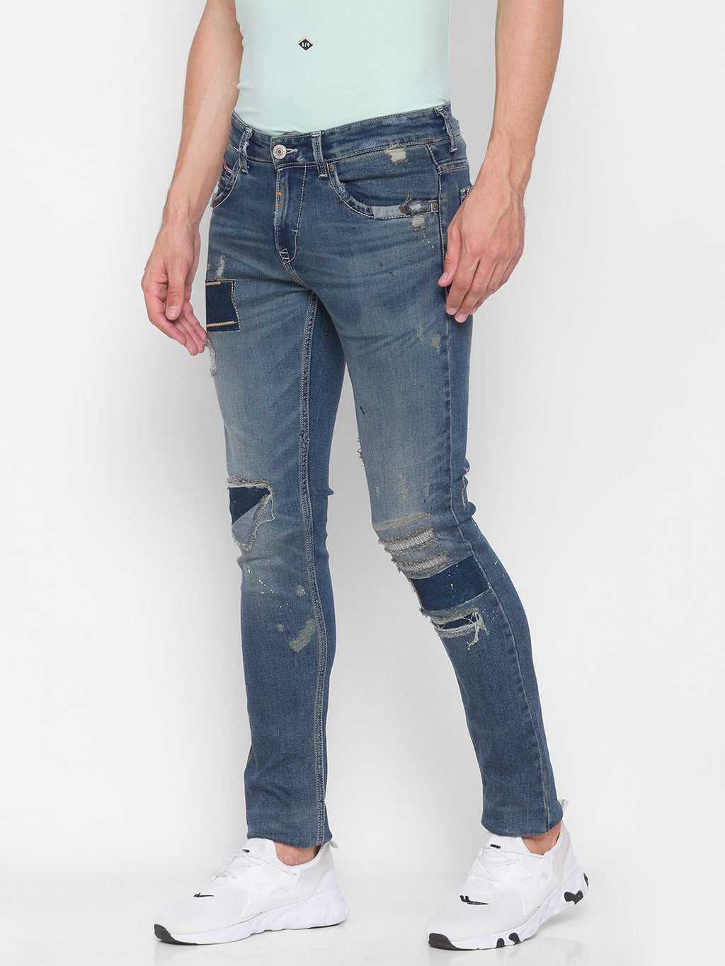 Spykar Distressed Denim Jeans