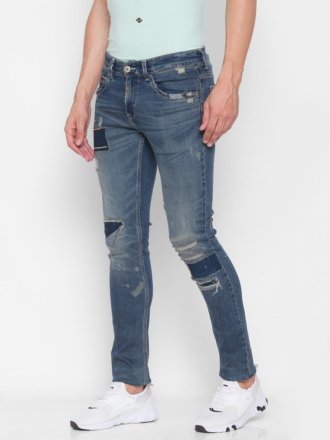 Spykar Distressed Denim Jeans
