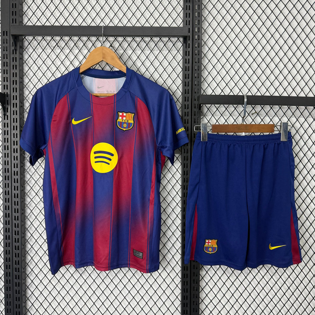 25/26 FC Barcelona Home Jersey with shorts