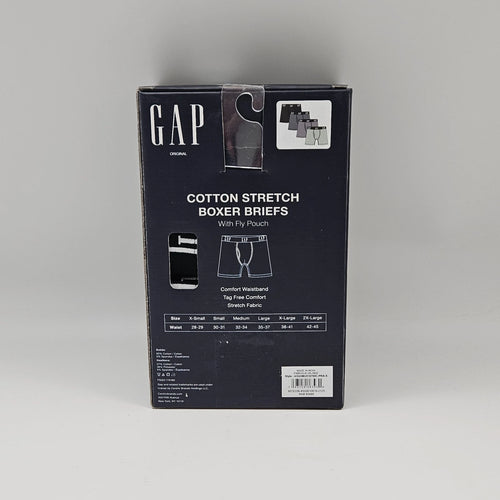 (Set of 4) GAP Cotton Stretch Boxer Briefs with Fly Pouch
