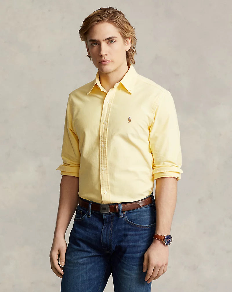 Polo Ralph Lauren Custom Fit Delightful Daffodil Button-Up Shirt