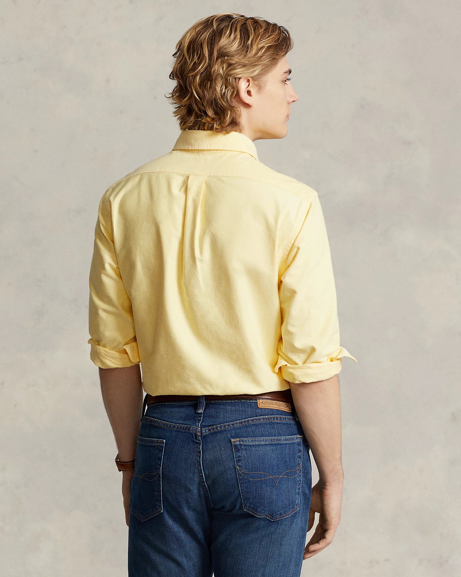 Polo Ralph Lauren Custom Fit Delightful Daffodil Button-Up Shirt