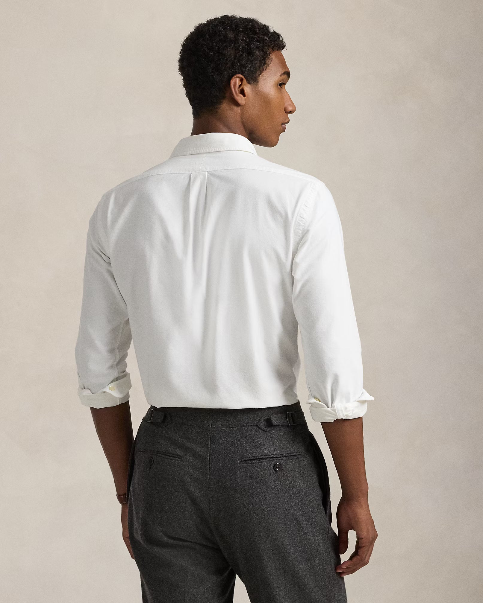 Ralph Lauren Effortlessly Elegant White Button-Up Shirt