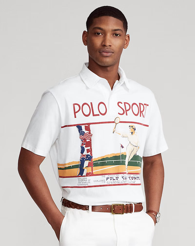 POLO SPORT Ethereal Pearl Limited Edition Graphic Polo Shirt
