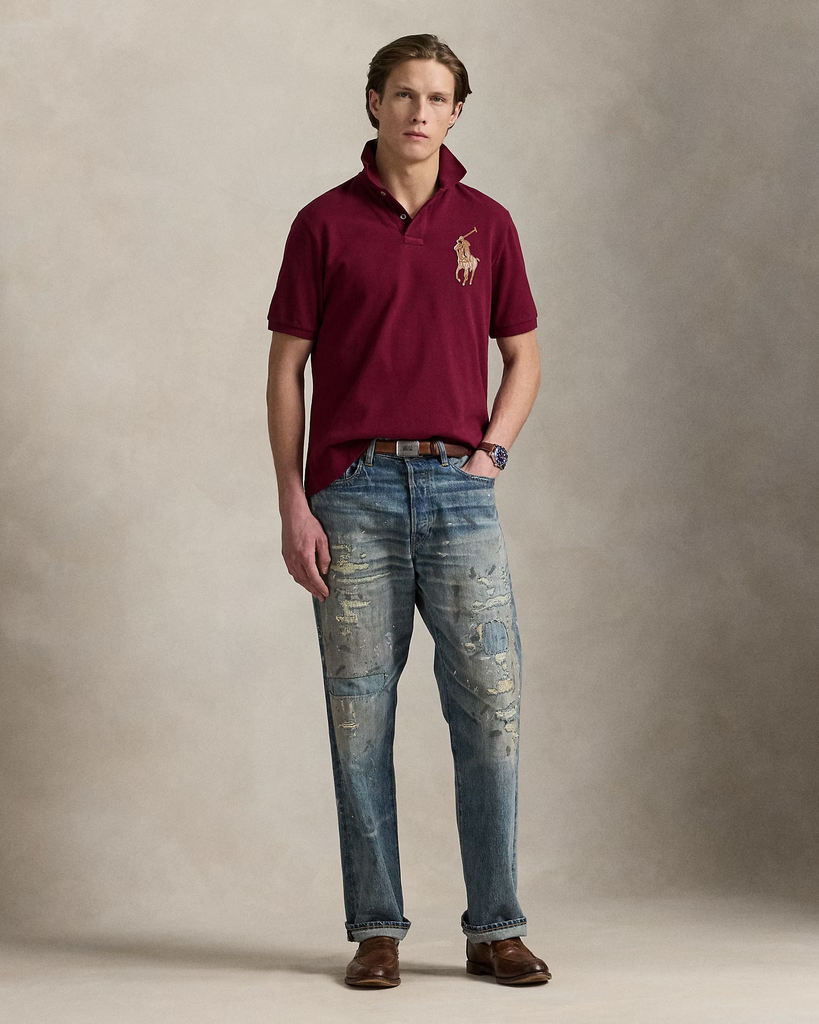 POLO RALPH LAUREN Seraphic Amber Classic Fit Short Sleeve Piqué Polo Shirt