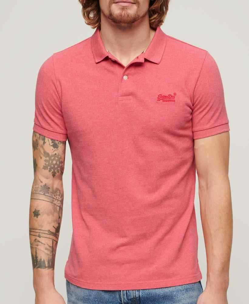 Superdry Soft Coral Classic Polo Shirt
