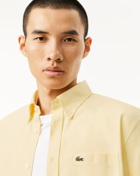 Lacoste Effervescent Lemon Button-Up Shirt